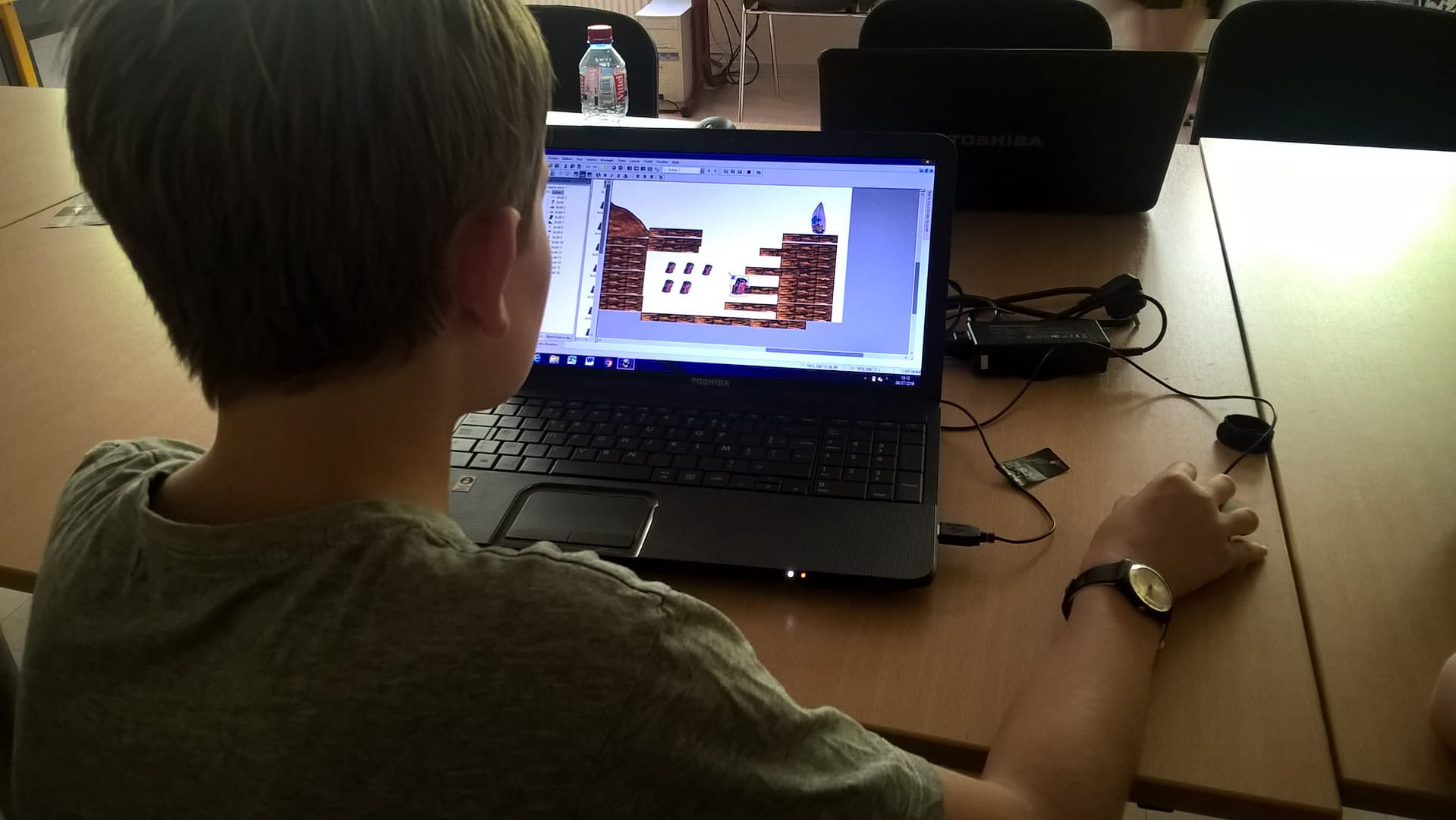 Création du jeu sur Multimédia fusion